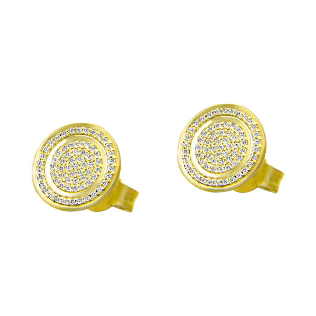 Round Stud Earring ER23071A